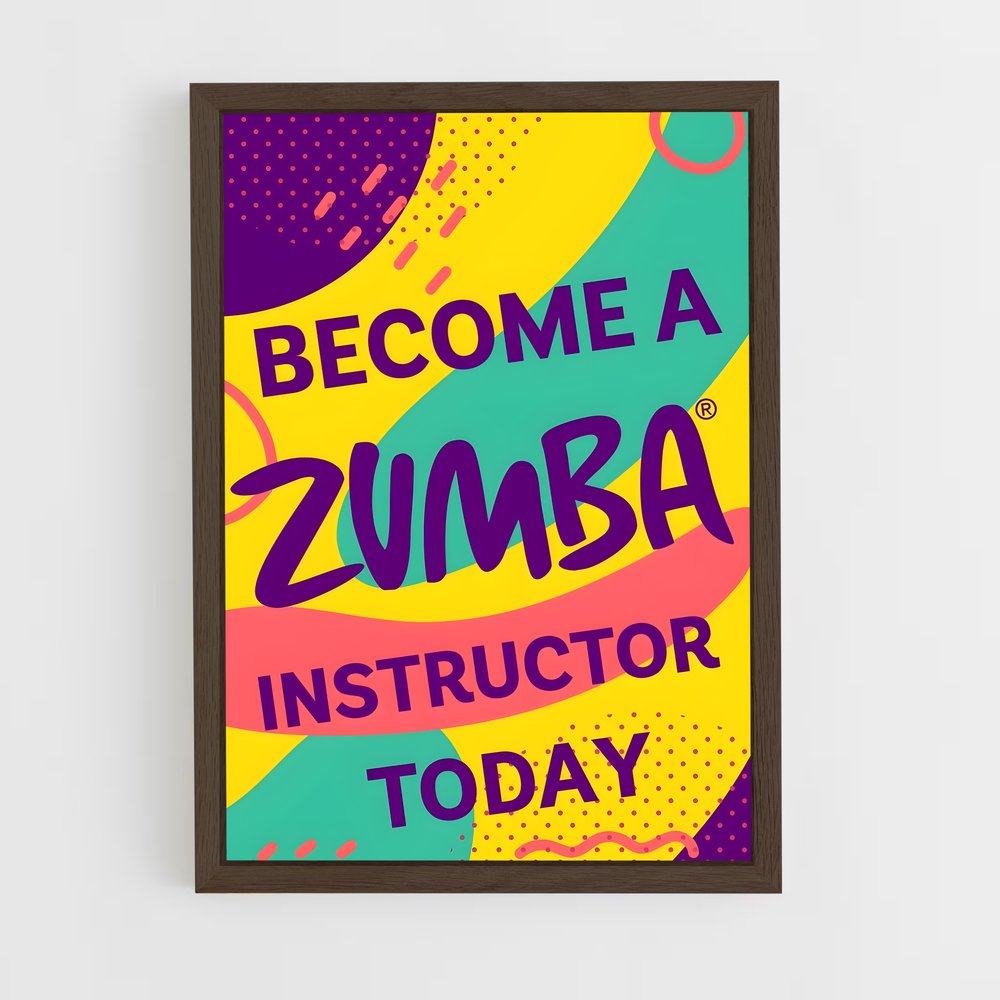 Poster Devenez Instructeur Zumba – affiche Danse (vue 5)